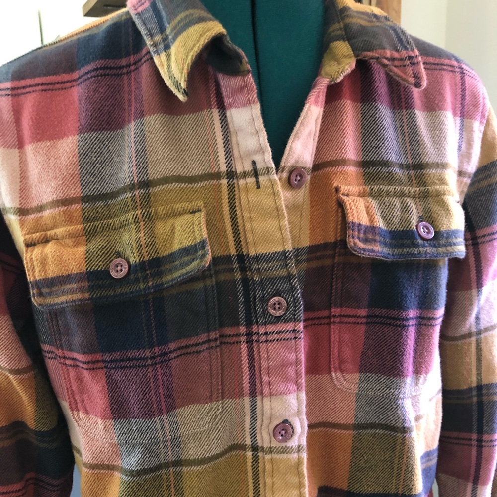 Patagonia Organic Cotton Fjord Flannel Shirt, M, like new